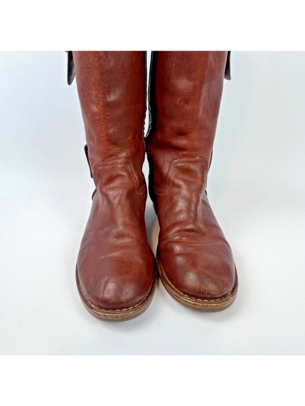 Coach Weslyn Tall Riding Boots – Whiskey Brown Leather | Women’s Size 6 - Picture 5 of 10